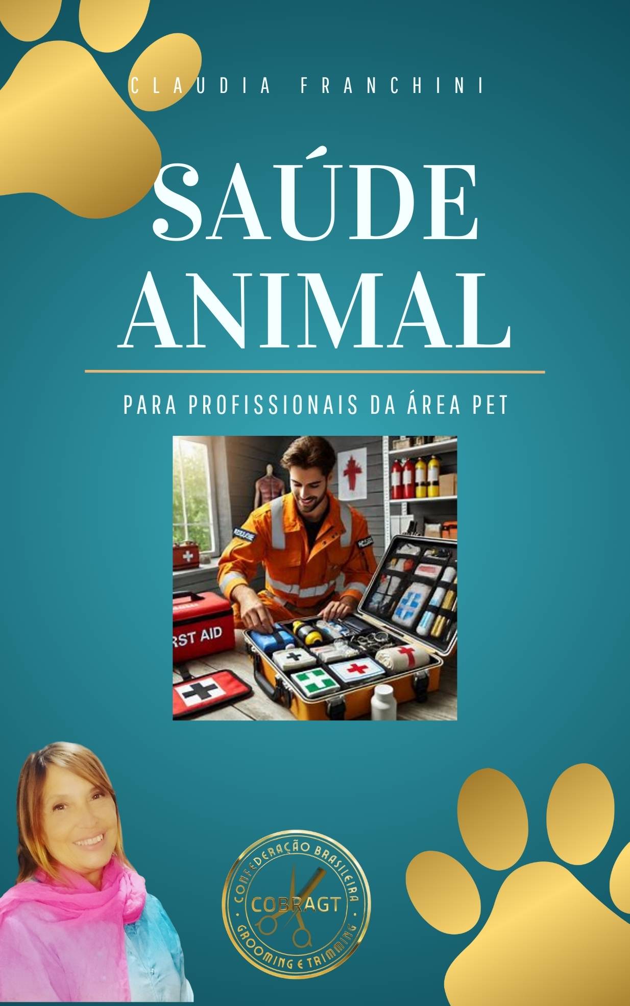 Imagem de capa para o Ebook Saude Animal  para profissionais da area  Pet 