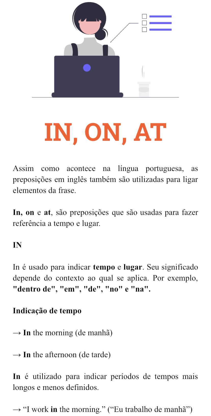 Imagem de capa para o Curso online Curso de Inglês 