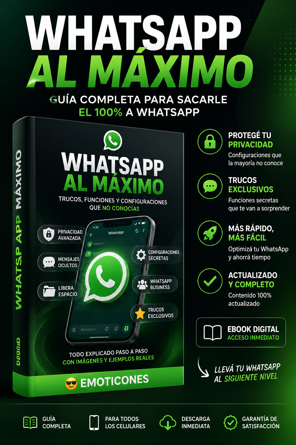 WhatsApp al Máximo E-book Cover