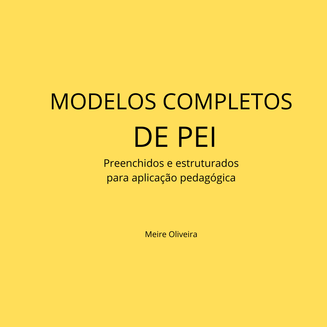 Modelos Completos de PEI Preenchidos – Prontos para Adaptar - Meire...