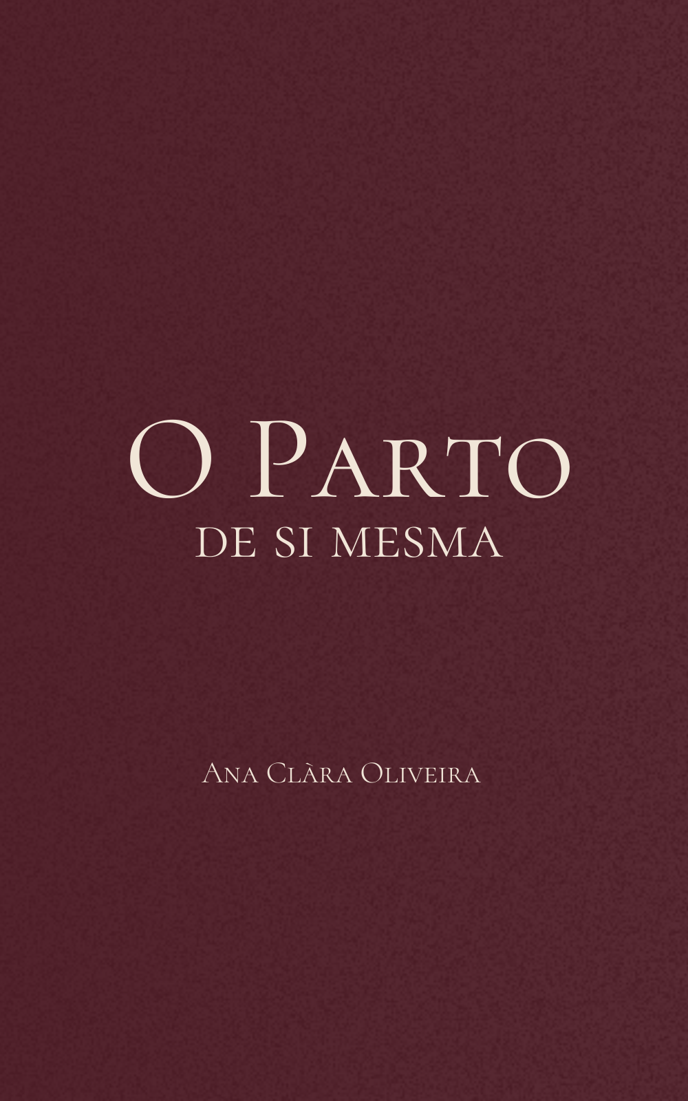 Capa do e-book O Parto de Si Mesma
