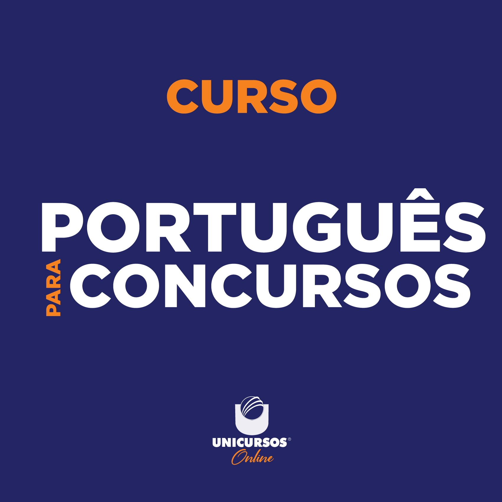 Imagem de capa para o Curso online PORTUGUÊS - BÁSICO PARA CONCURSOS