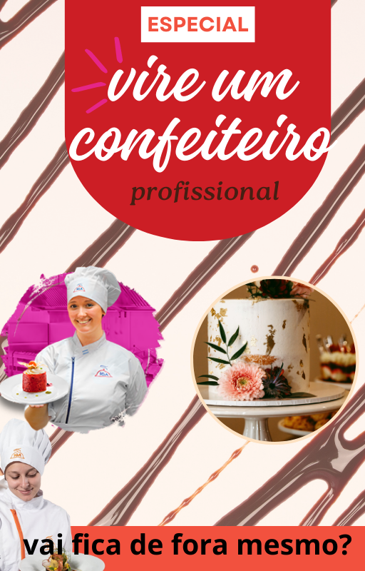 vire um confeiteiro profissional