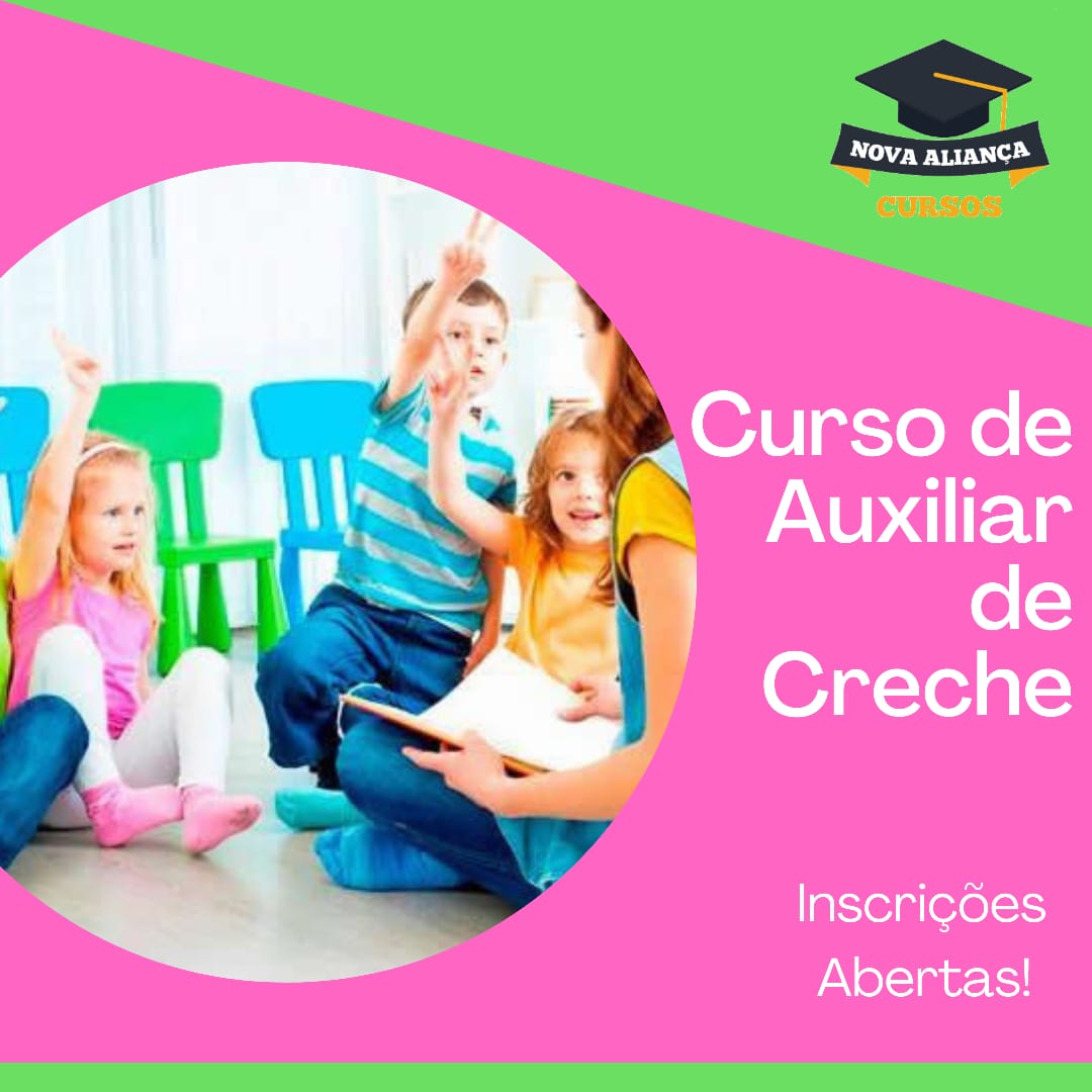 Curso Auxiliar de Creche - Diego Barros & Raphaela Barros | Ho...