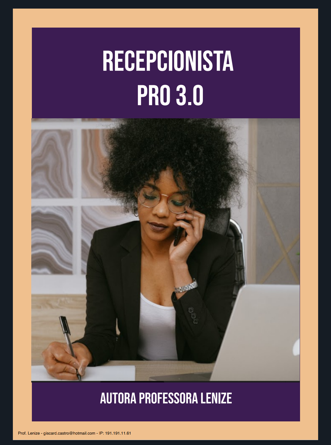 CURSO DE RECEPCIONISTA COM CERTIFICADO