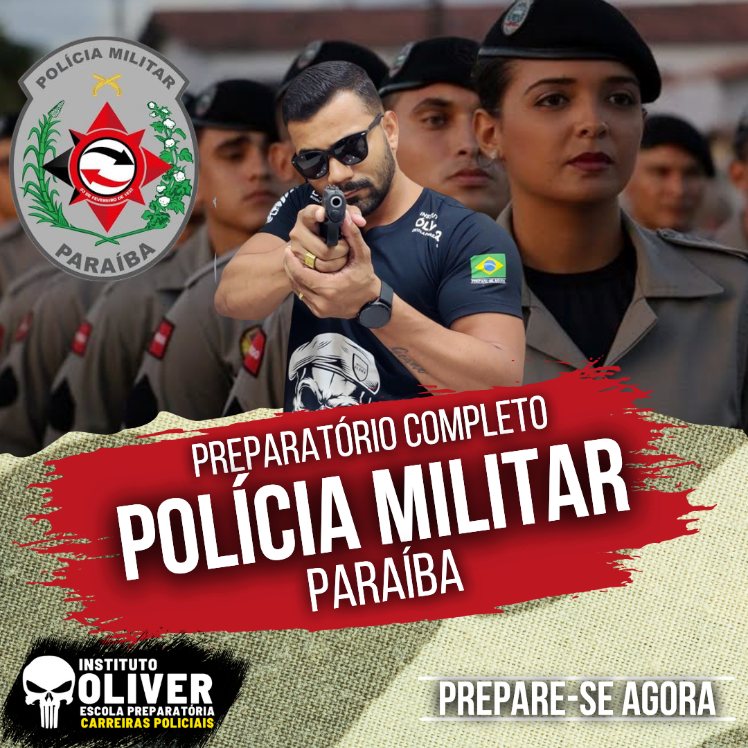Imagem de capa para o Curso online 👮‍♂️Preparatório Completo POLÍCIA MILITAR da Paraíba 👮‍♂️ PM-PB - Instituto Óliver 