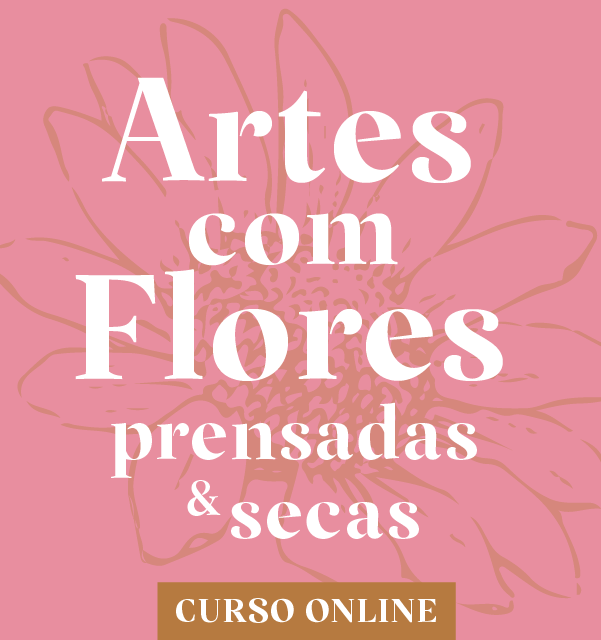 Imagem de capa para o Curso online Artes com flores prensadas e secas