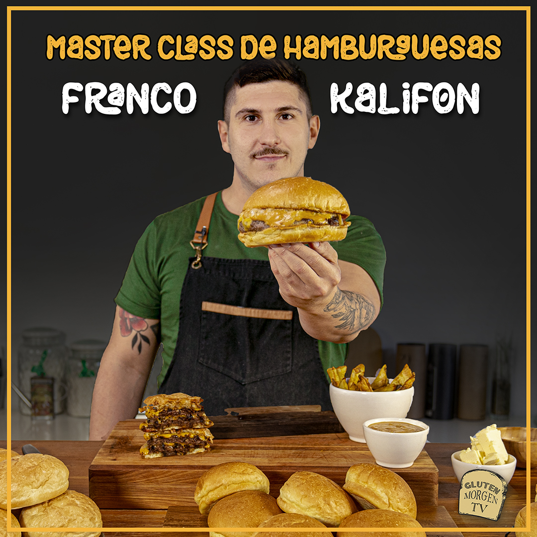 Hamburguesas en Casa con Franco Kalifón Gluten TV Hotmart