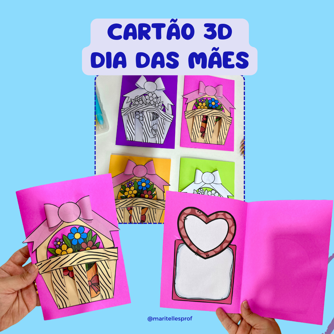 Cartão 3D Dia das Mães - Mariana Telles | Hotmart