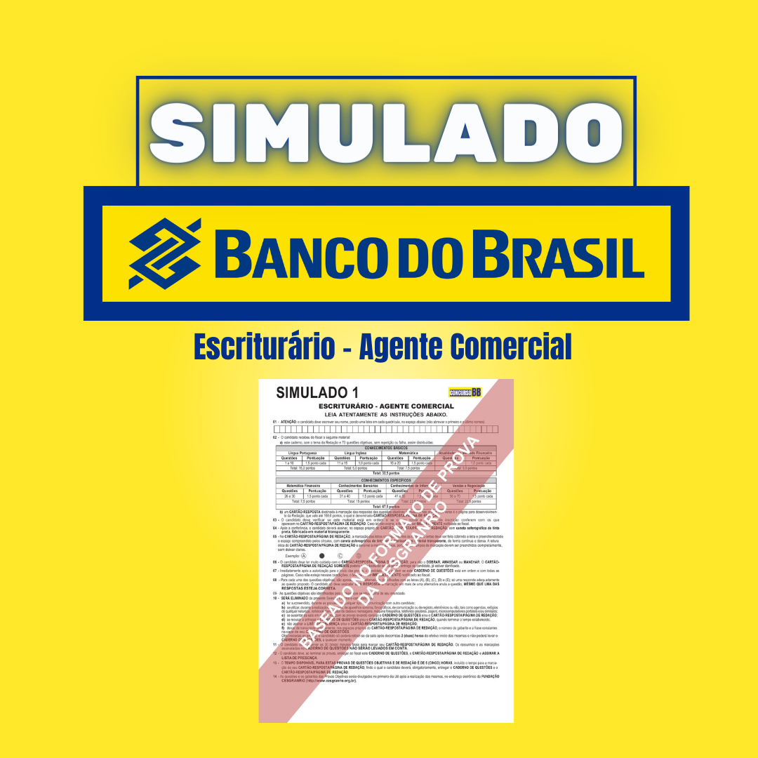 Simulado Banco Do Brasil Pdf - NAZAEDU