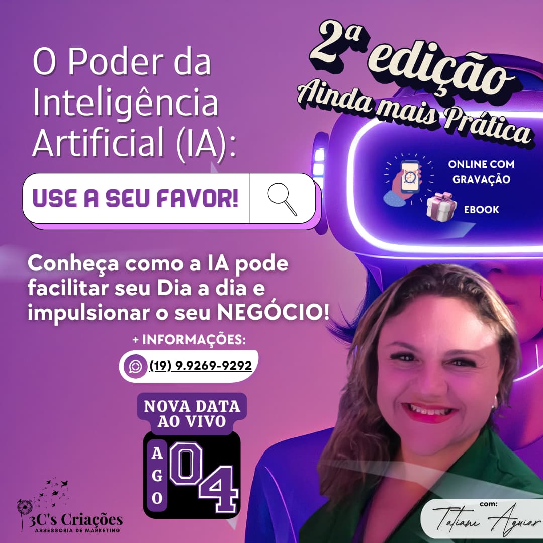 2.Edição - O poder da Inteligência Artificial (IA): Use a seu favor