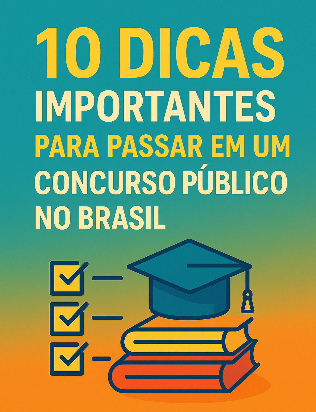 10 Dicas Importantes para Passar em um Concurso Público no Brasil