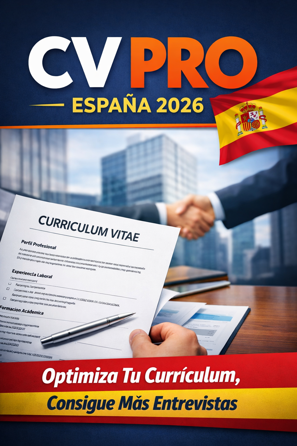 Cvpro91 CV PRO España 2026 Plantillas Profesionales Optimizadas para Supera...