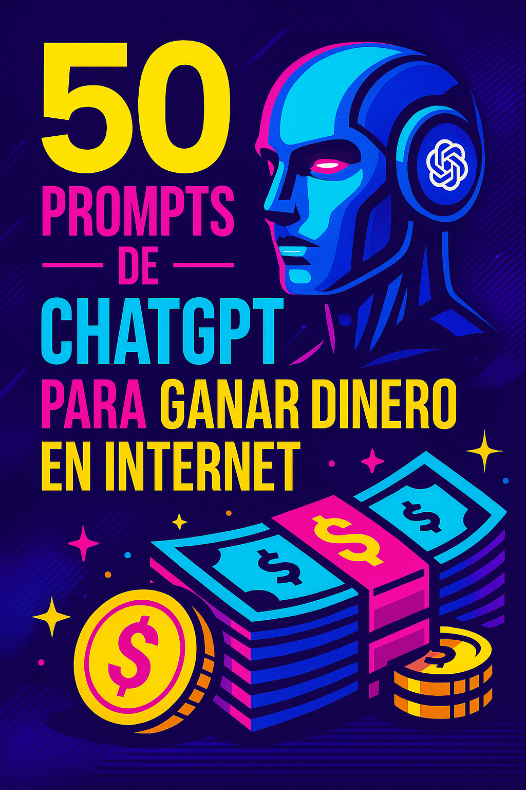 50 Prompts de ChatGPT para ganar dinero en internet - MIGUEL HERMAN...