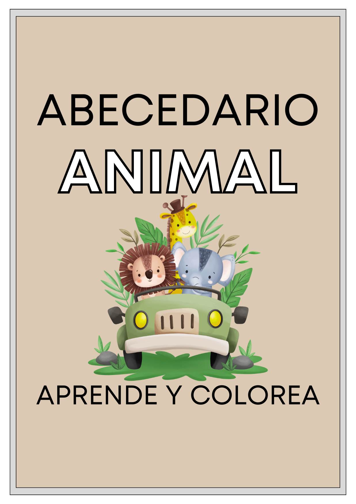 Aprende y colorea: las letras del abecedario