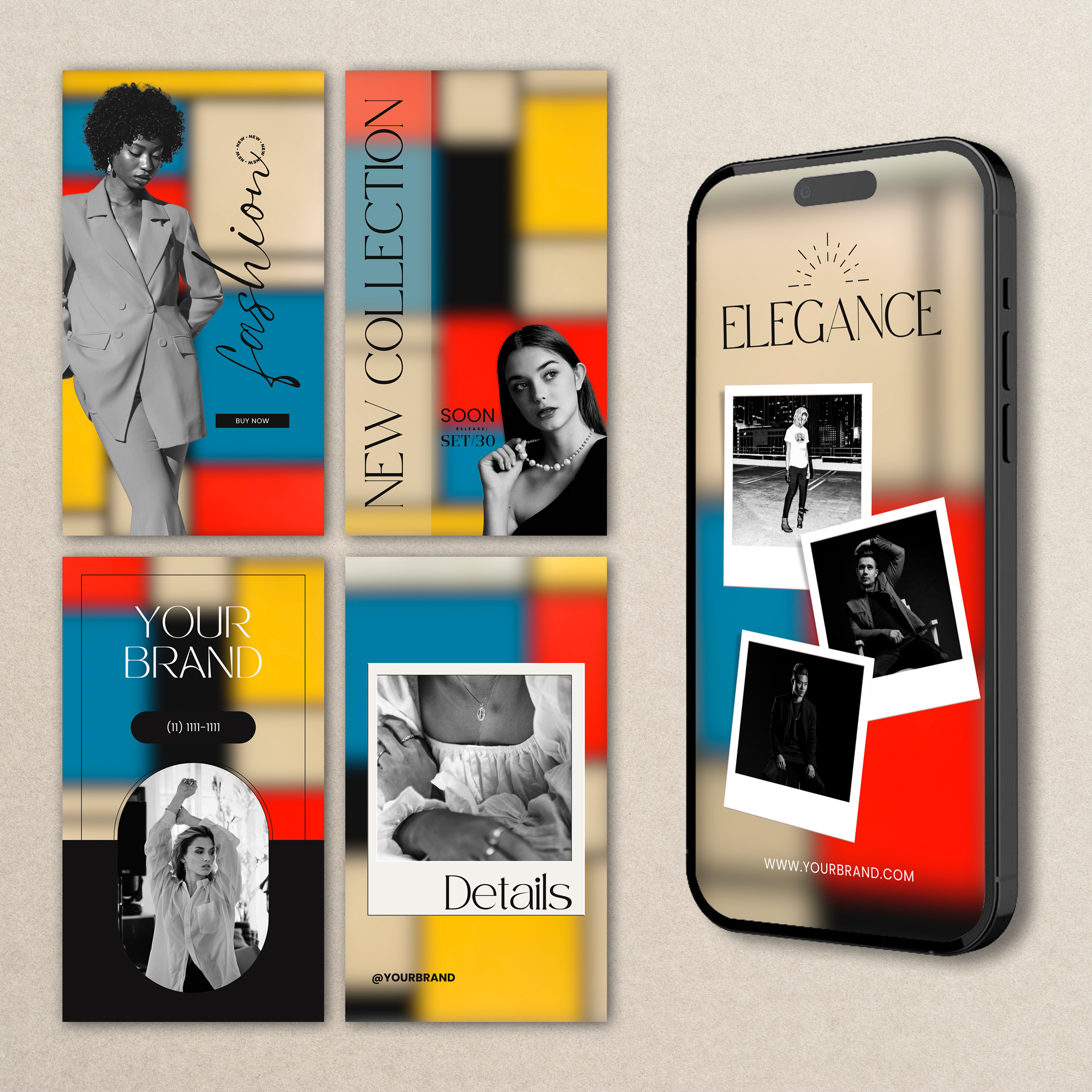 15+ Social media Canva Templates / Fashion Instagram Canva templates