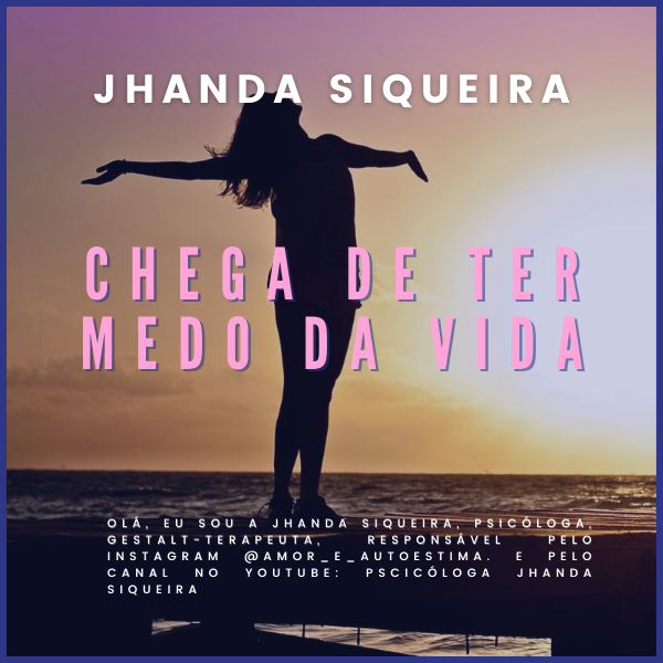 Imagem de capa para o Ebook Chega de ter medo da vida