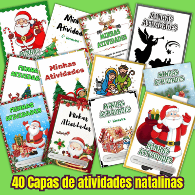 40 Capas de atividades natalinas coloridas para imprimir - ABC Peda...