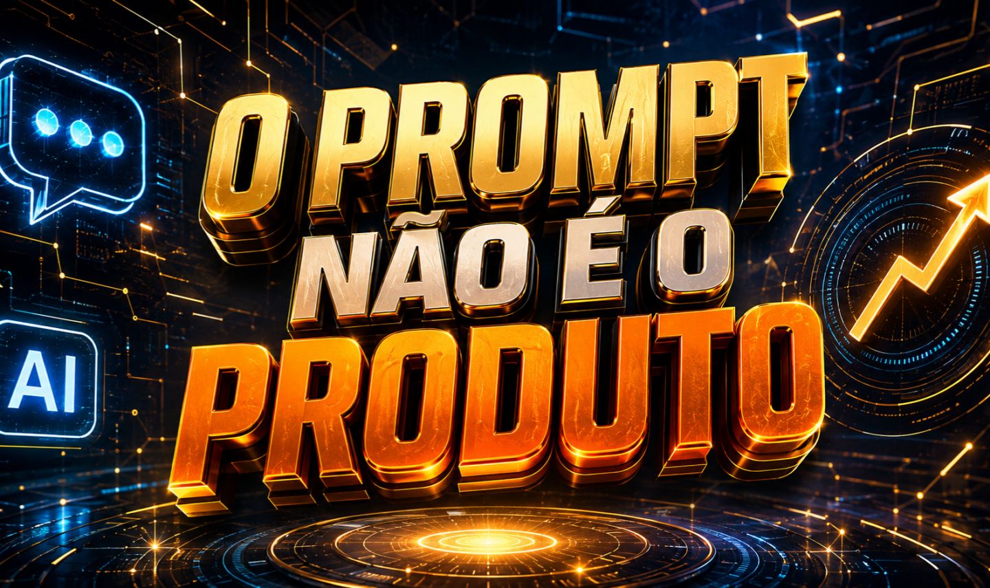 Capa do e-book O Prompt Não É o Produto