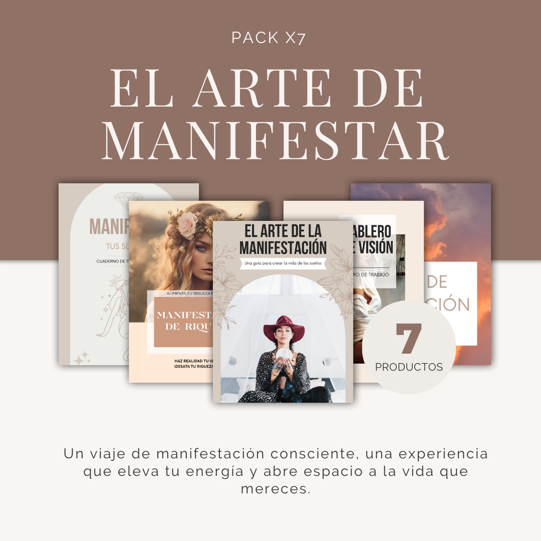 EL ARTE DE MANIFESTAR. (Pack x7 productos) - Isabella Movan | Hotmart