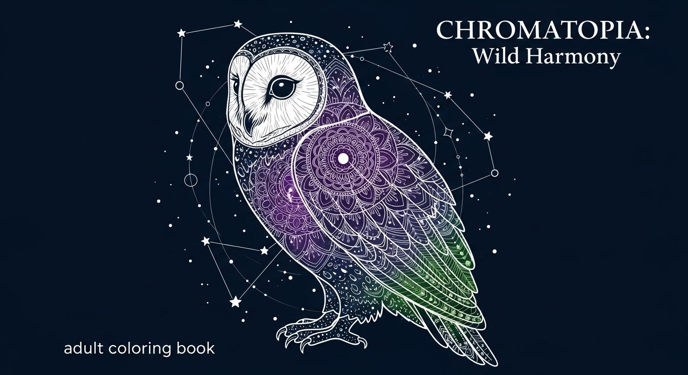 Chromatopia: Wild Harmony: Adulto coloring book