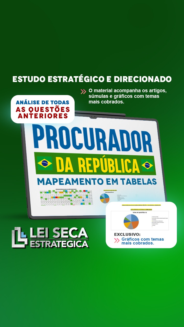 Imagem de capa para o Curso online PROCURADOR DA REPÚBLICA 2025