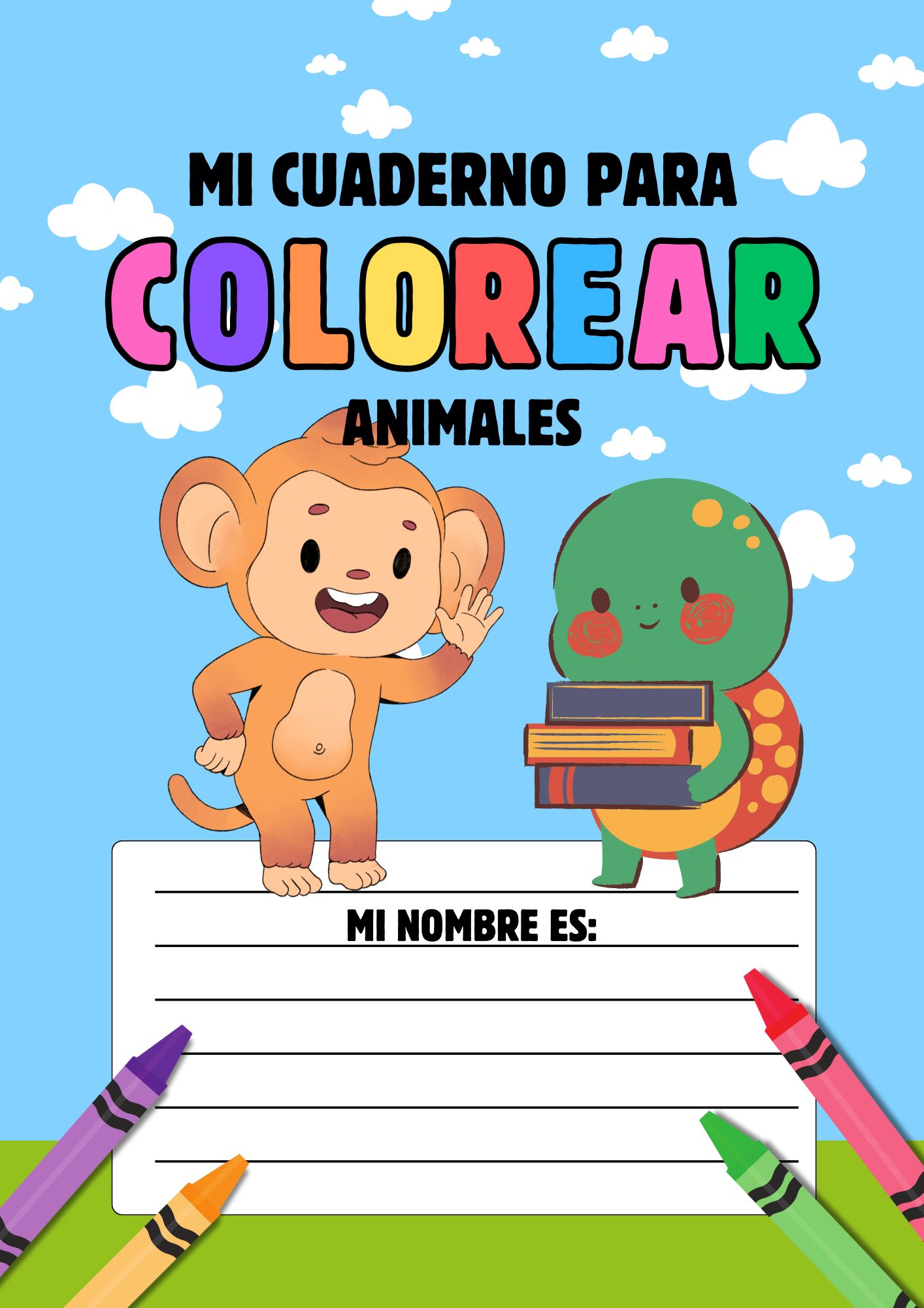 MI CUADERNO PARA COLOREAR ANIMALES - Camila Miranda | Hotmart
