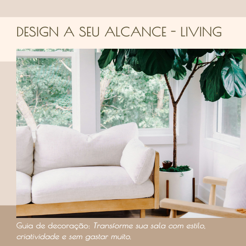 Design de interiores a seu alcance - living: Guia prático de decora...