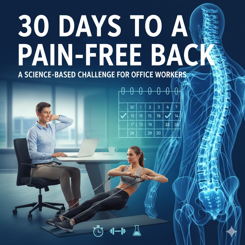30 Days to a pain -free back :A Challenge for Office Workers Based on ...