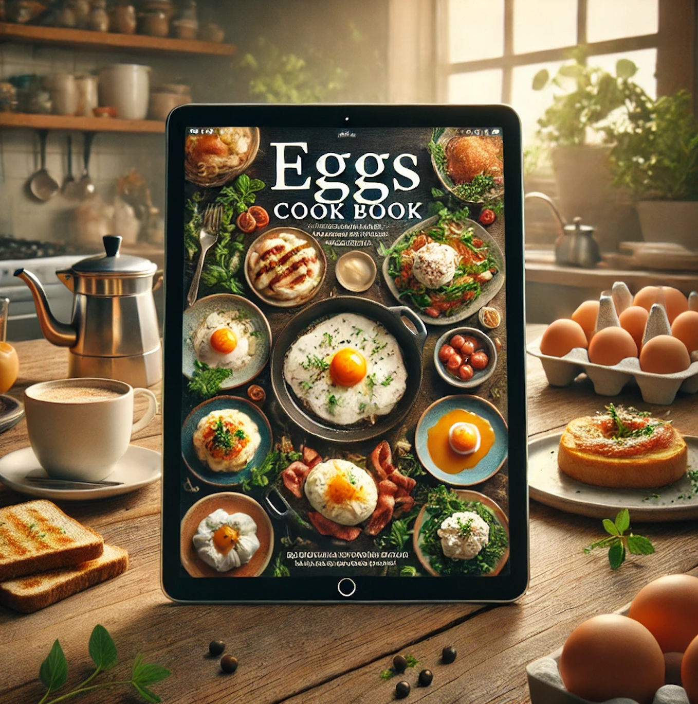 E-Book | Eggs Cook Book | 212 Recipes