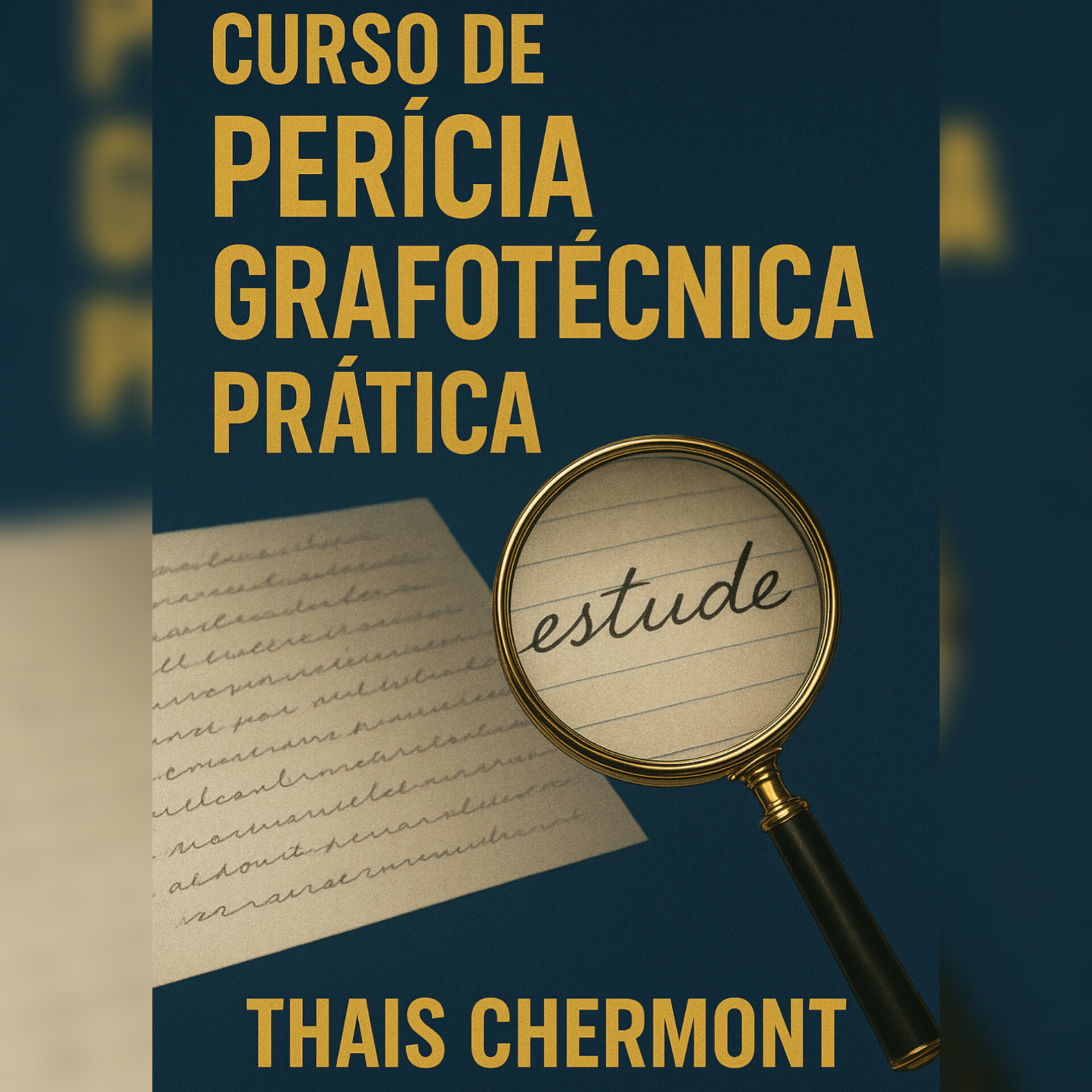 Curso de Perícia Grafotécnica Prática - Thaís Chermont Cursos Peric...