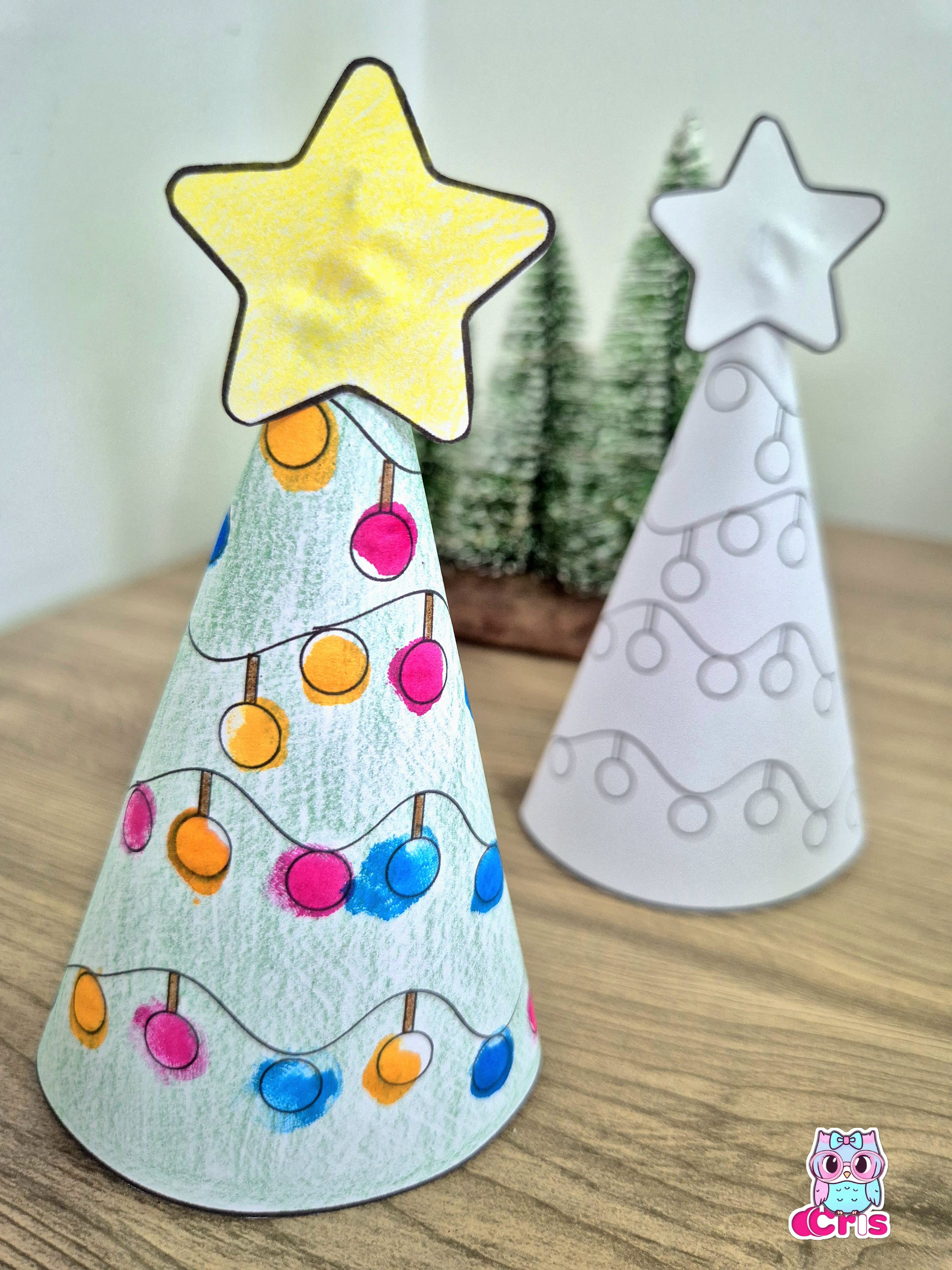 ARVORE DE NATAL CONE 3D 🎄🎄