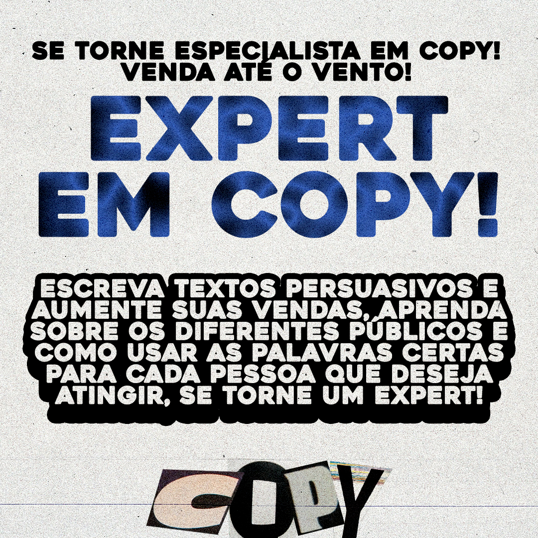 SE TORNE O EXPERT EM COPY - CONVENÇA COM PALAVRAS