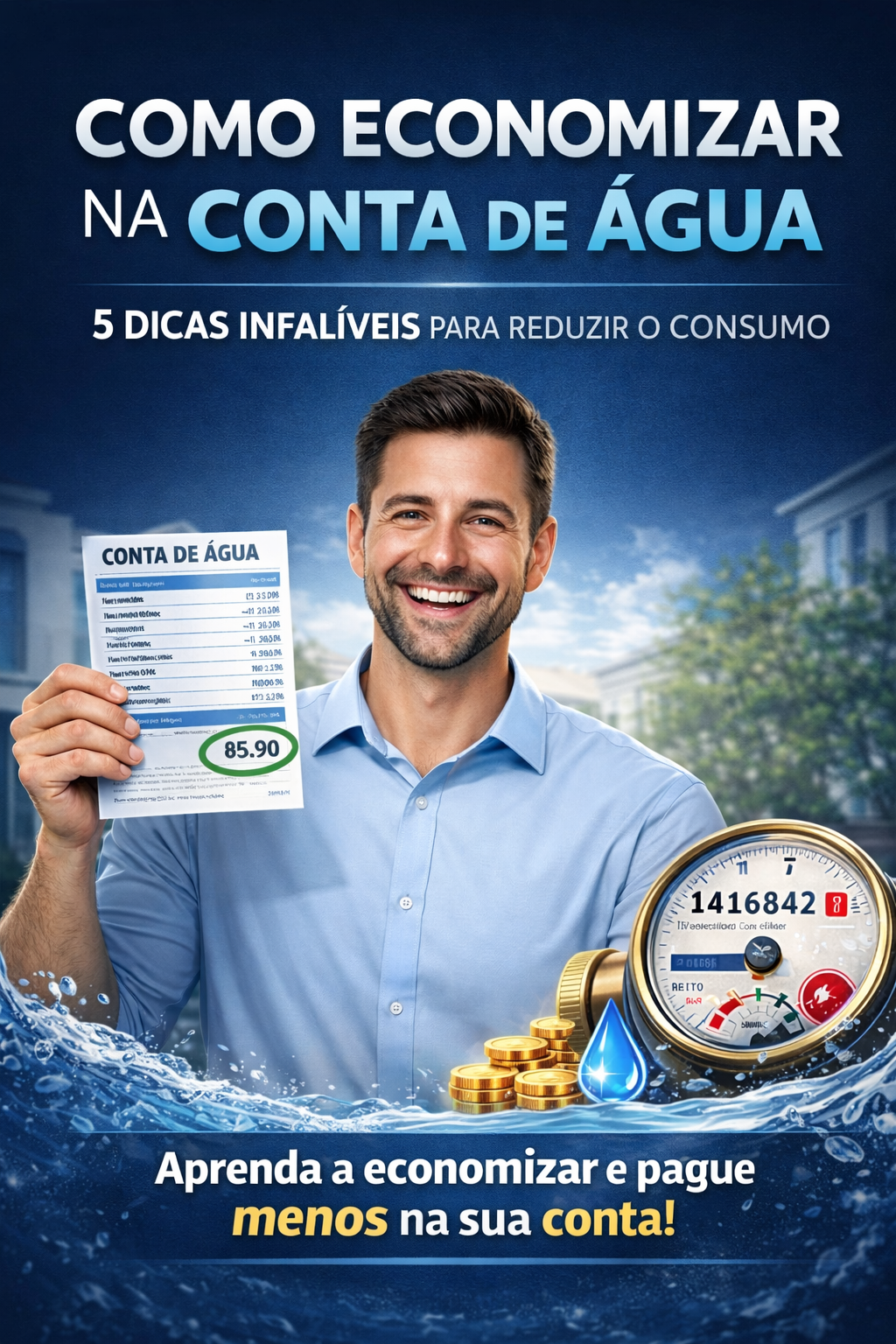 Como Economizar na Conta de Água? 5 Dicas Infalíveis para Reduzir o Consumo Mensal de Água