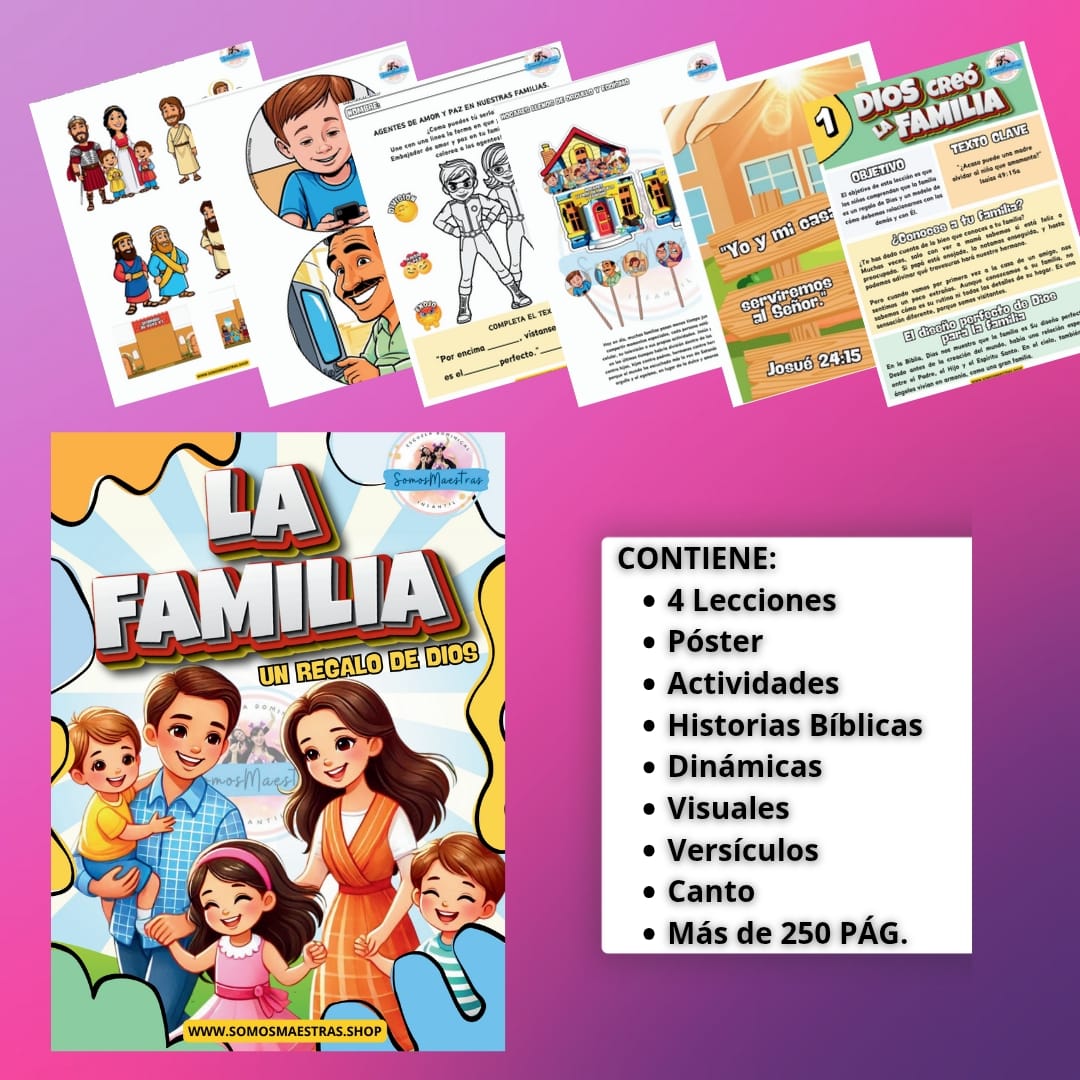 LA FAMILIA - UN REGALO DE DIOS - Somos Maestras | Hotmart