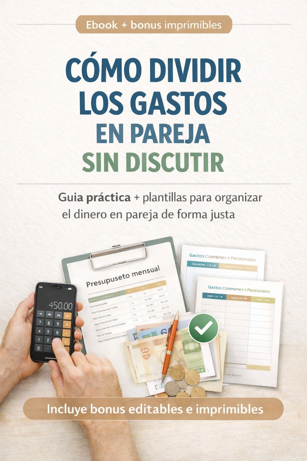 Kit para dividir gastos en pareja sin discutir | Hotmart
