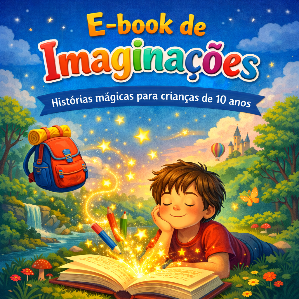 📘 E-book de Imaginações Histórias mágicas para crianças de 10 anos...