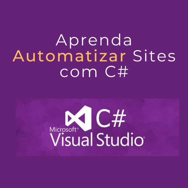Imagem de capa para o Curso online Aprenda Automatizar Sites com C#