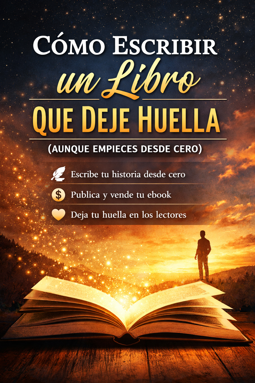 Como escribir un libro que deje huella aunque empieces desde cero