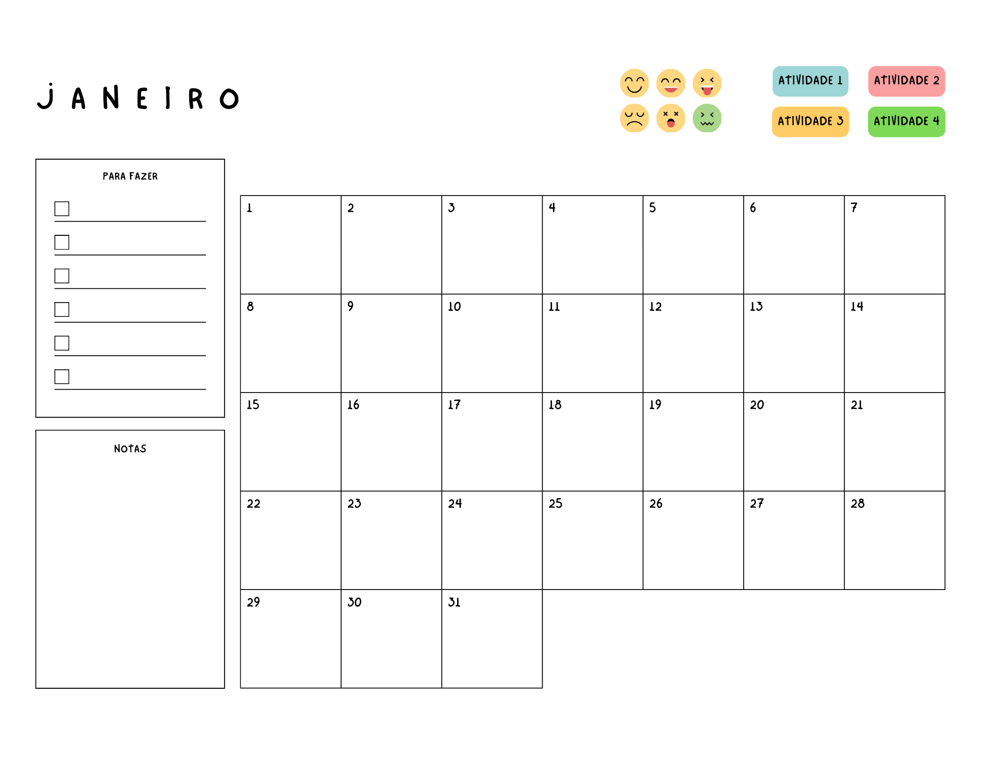 Planner Diário horizontal – Organize Seu Ano com Clareza e Produtiv...