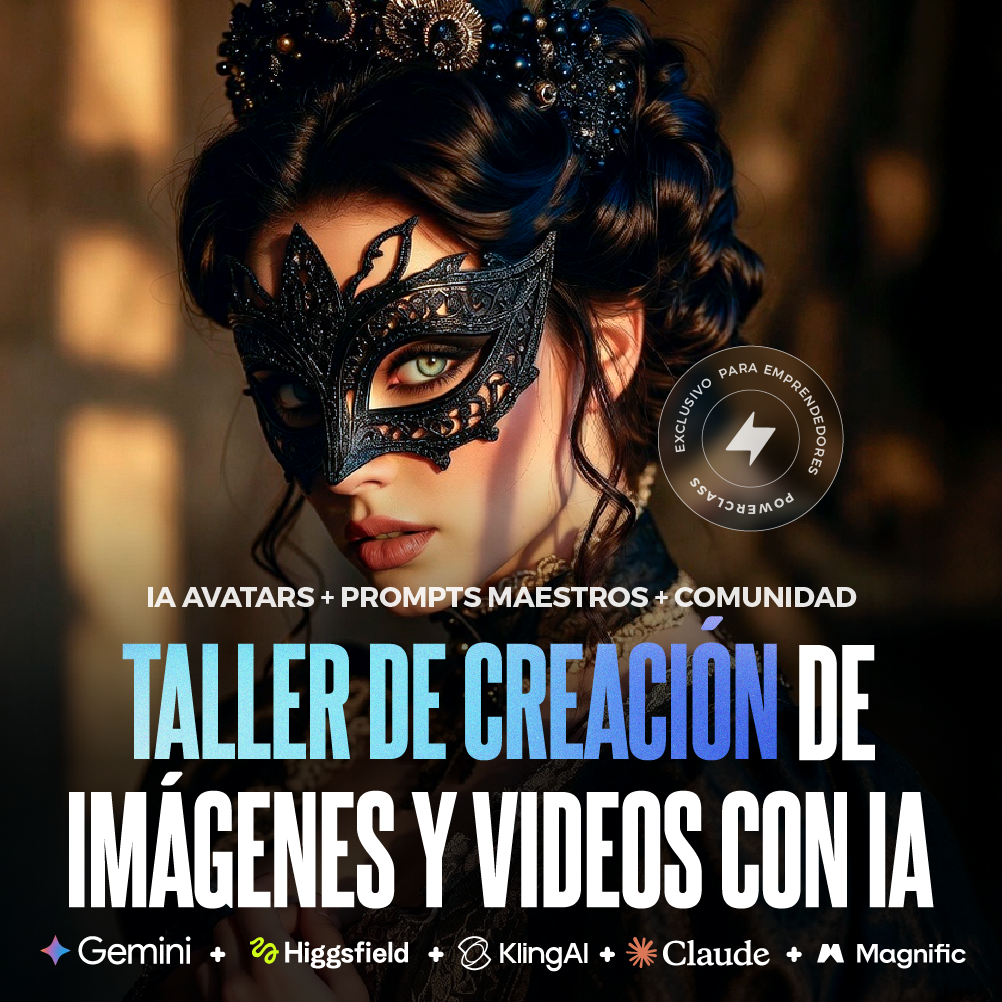 Portada del curso Taller IA Content: Creación de imágenes y videos con IA desde cero para emprendedores