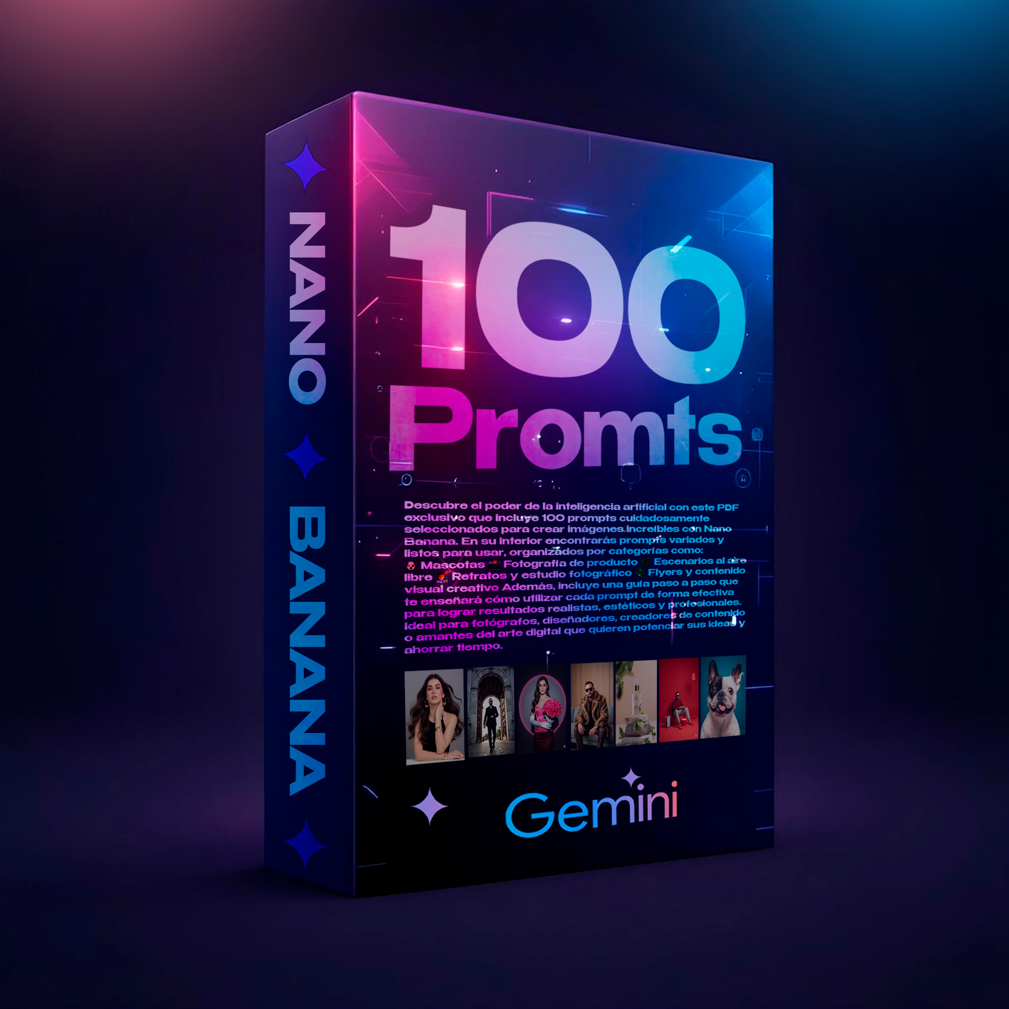 100 Prompts para Generar Imágenes Únicas con Nano Banana Guía Completa