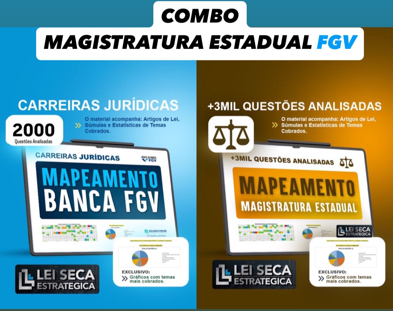 Imagem de capa para o Curso online COMBO MAGISTRATURA ESTADUAL FGV 2025 (COM ATUALIZAÇÃO POSTERIOR ATÉ 31/12/2025)