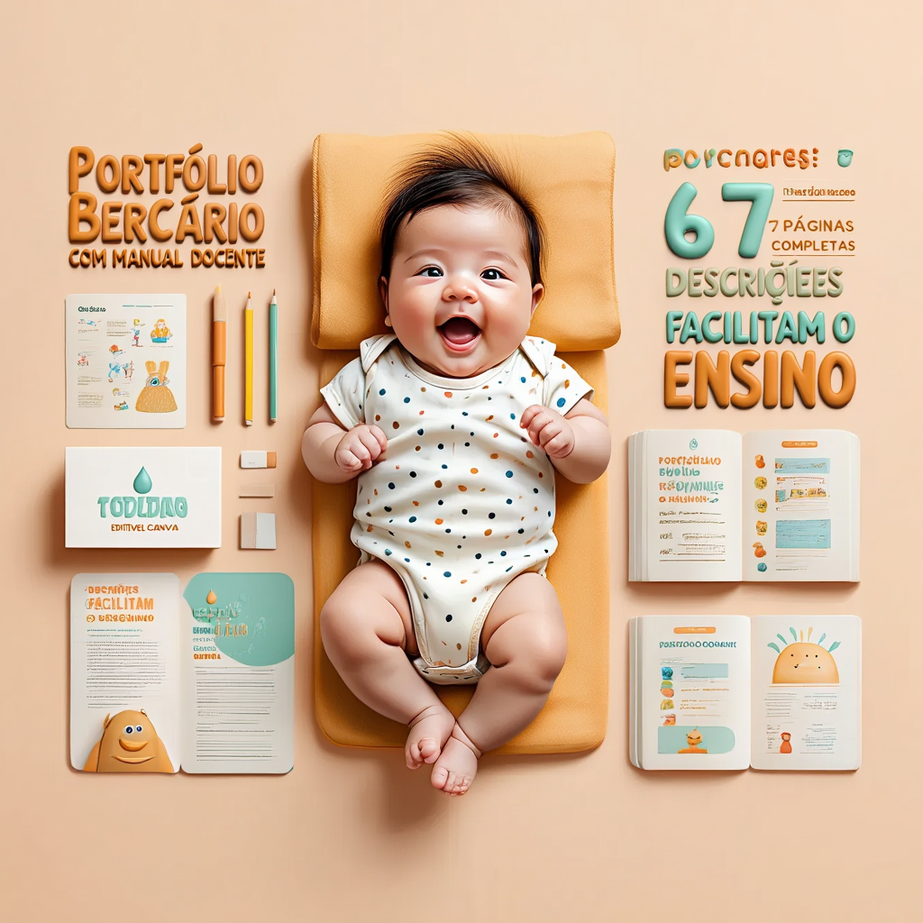Portfólio do Berçário com Material de Apoio para Professores - Eboo...