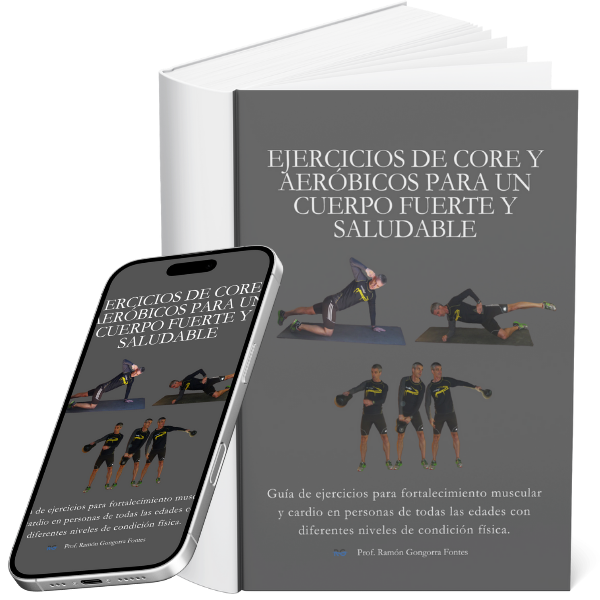Ejercicios de core y aeróbicos para un cuerpo fuerte y saludable.
