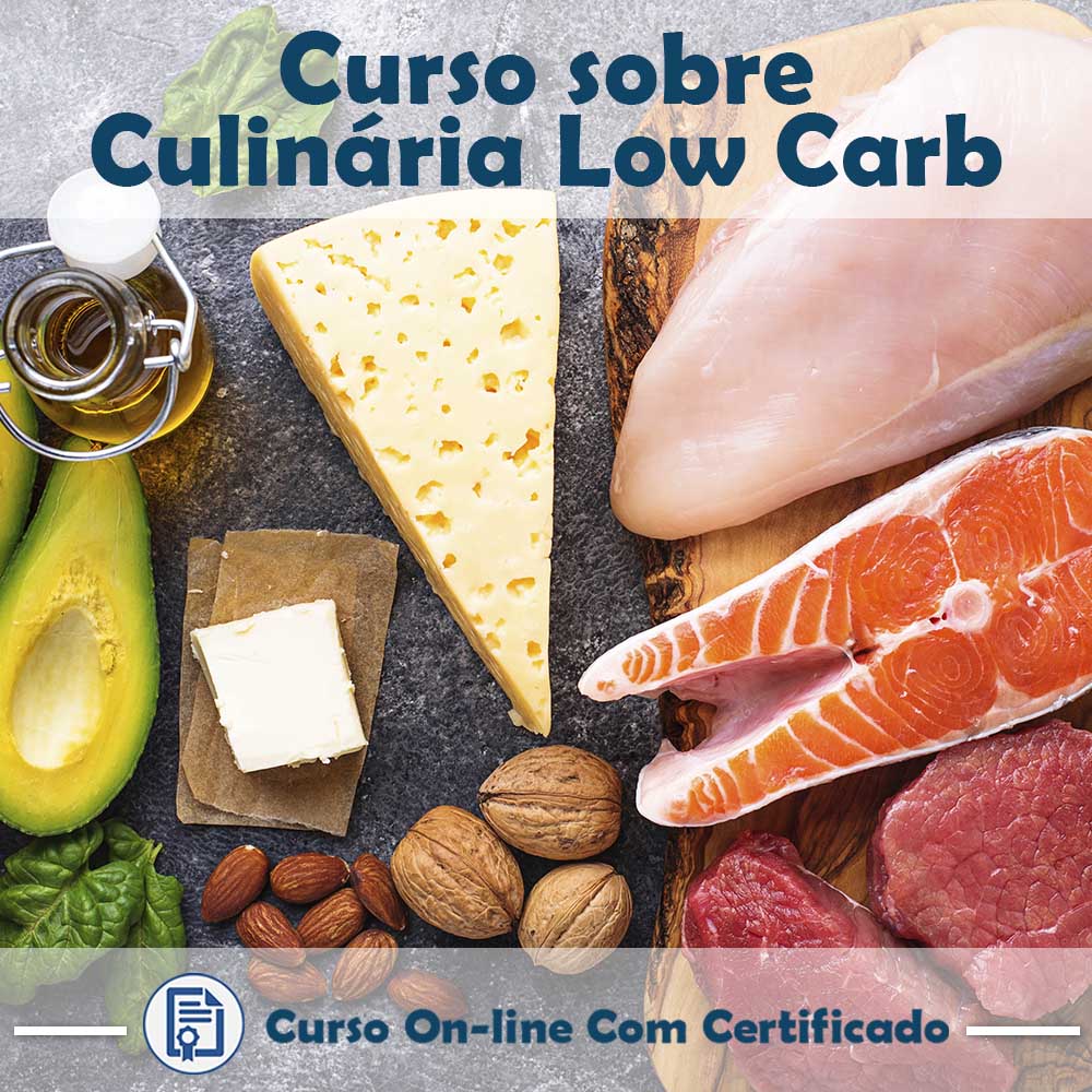 Curso sobre Culinária Low Carb