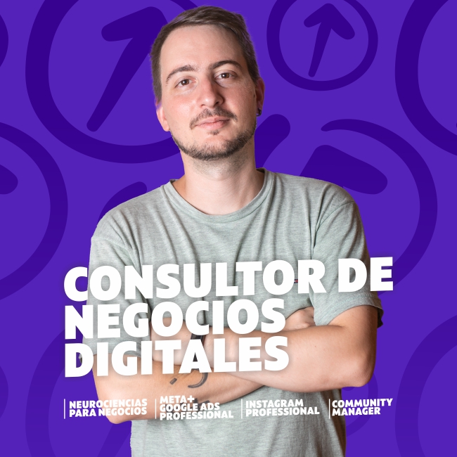 Imagen de portada para Curso online Consultor de Negocios DIgitales + Community Manager + Meta and Google ADS + Instagram