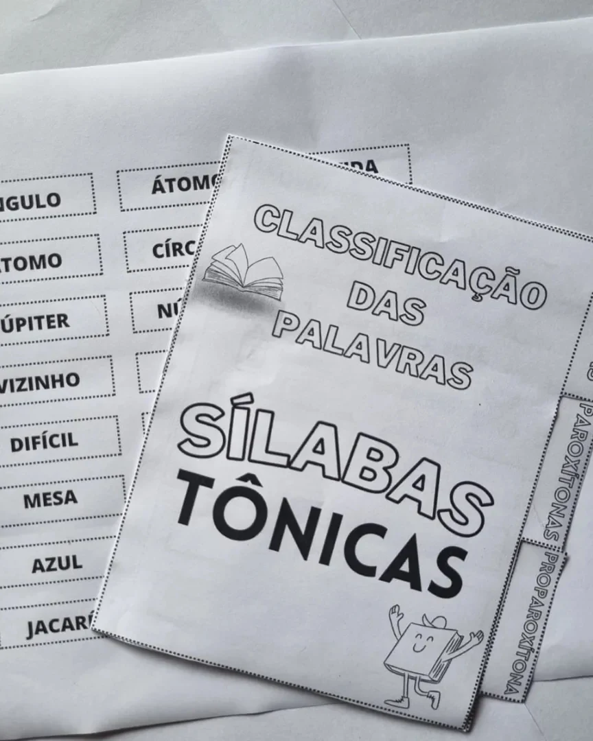 Imagem de capa para o Ebook Sílabas tônicas - PDF