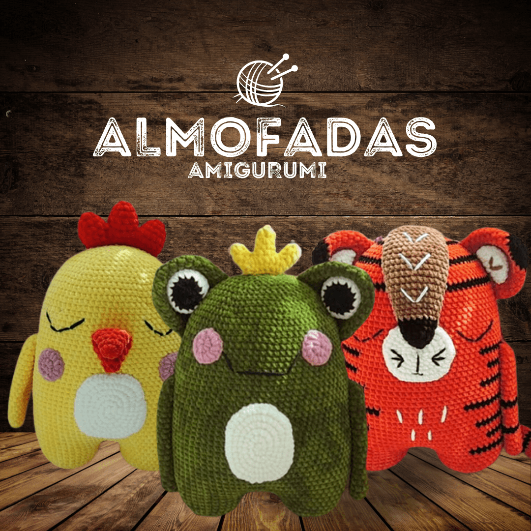 Imagem de capa para o Ebook ALMOFADAS AMIGURUMI