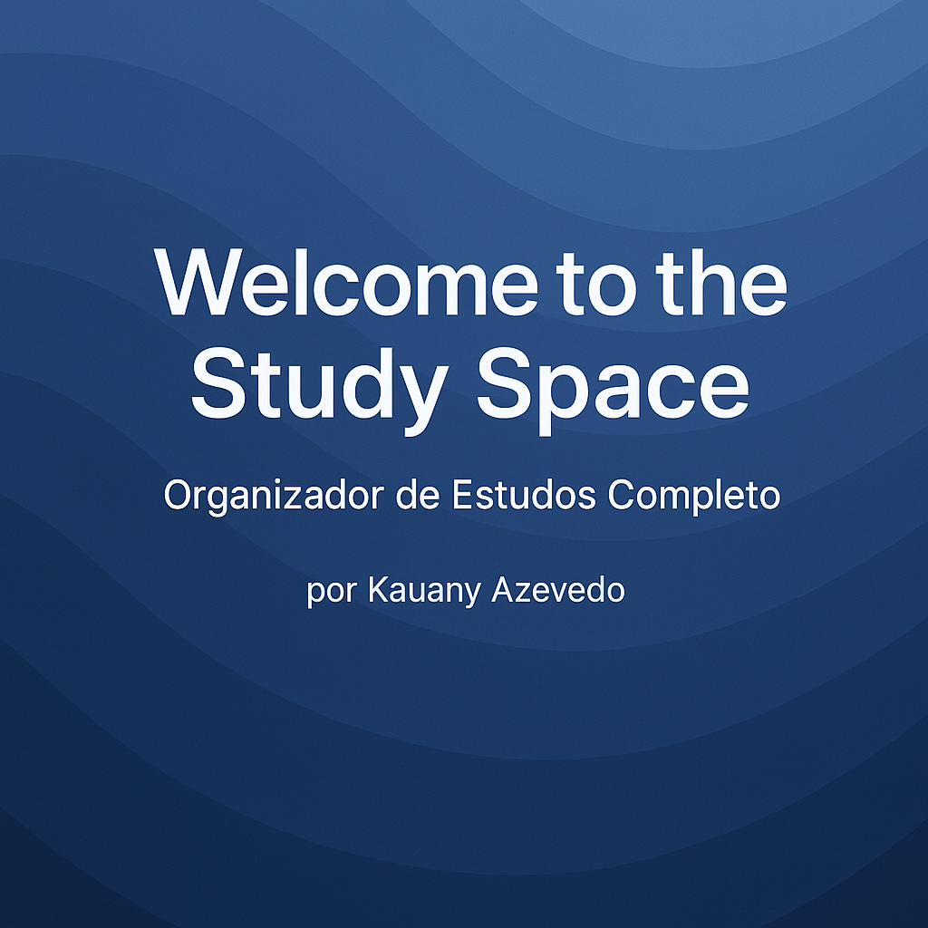 welcome to the study space